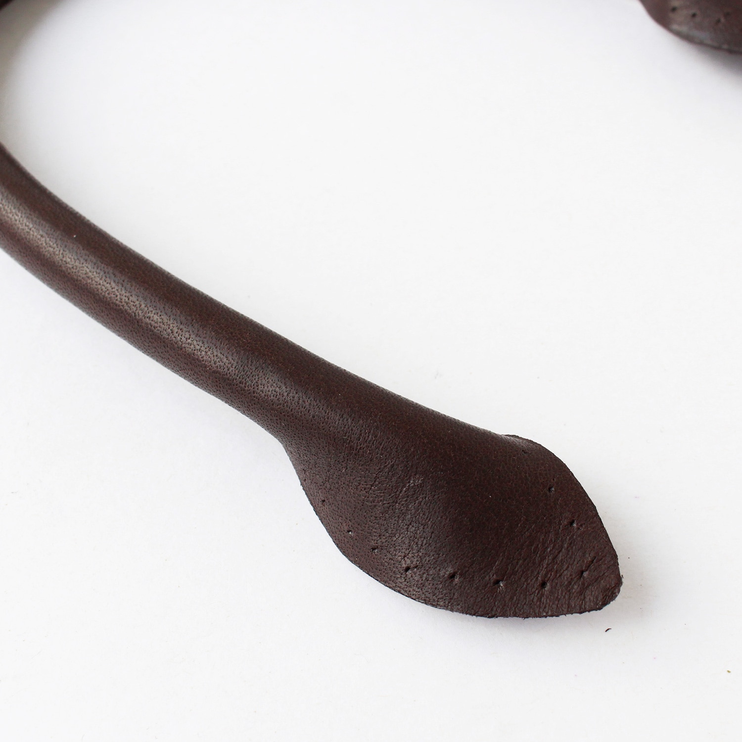 日本紐釦貿易 最高級ヌメ革ハンドル 約38cm チョコ KT98G-C （ご注文単位1組）【直送品】