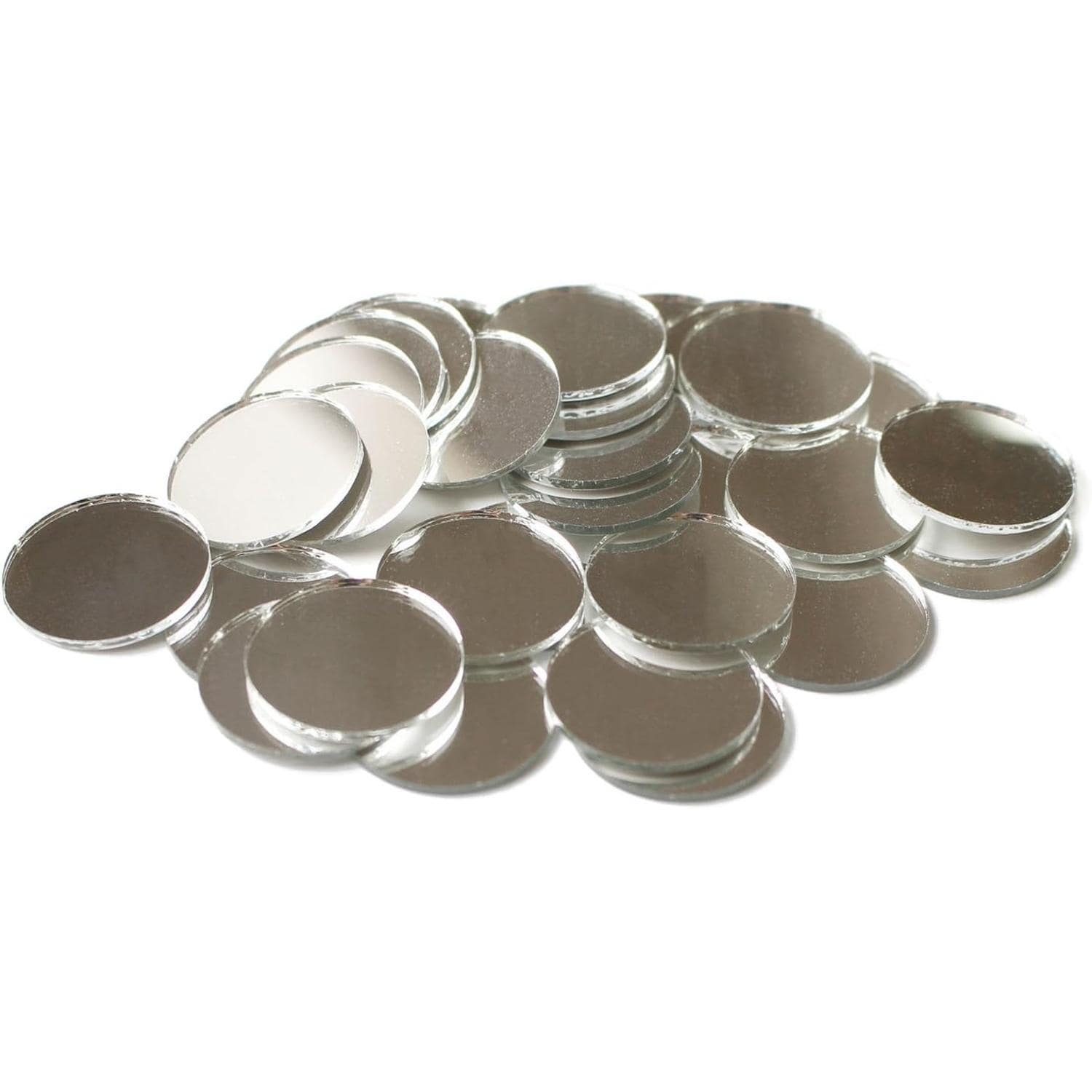 日本紐釦貿易 ミラー丸 φ20mm 30枚入 KN3-30 （ご注文単位1束）【直送品】