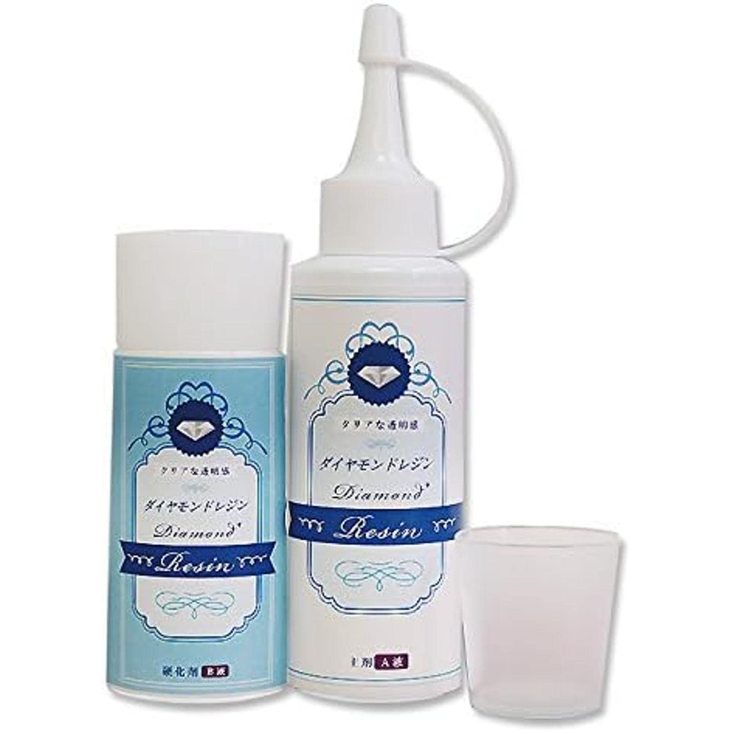 日本紐釦貿易 抜群の透明感 ダイヤモンドレジン 2液性タイプ DM-RESIN （ご注文単位1セット）【直送品】