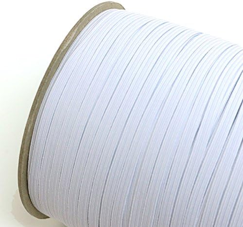 日本紐釦貿易 ソフトゴム 6コールゴム 3mm巾×300m巻 白 F10-SFT6-300 (ご注文単位1巻)【直送品】