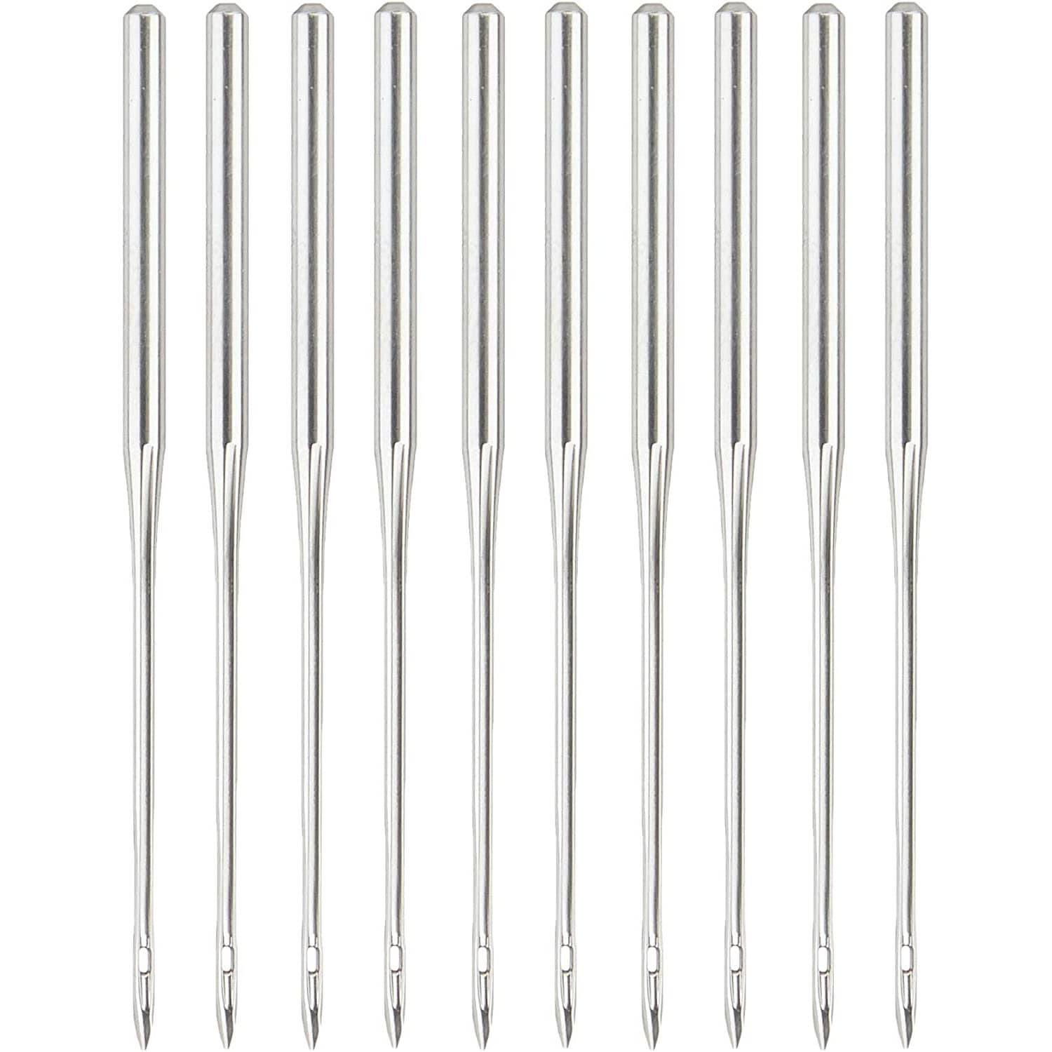 日本紐釦貿易 工業用特殊ミシン針 レザー用 10本入 12番手 DB-F2-12 (ご注文単位1枚)【直送品】