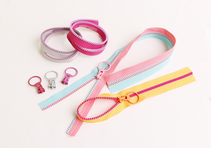 日本紐釦貿易 Y.K.K フリースタイルコンビファスナー お試し 5本セット 40cm FS3VS-GIRLS (ご注文単位1セット)【直送品】