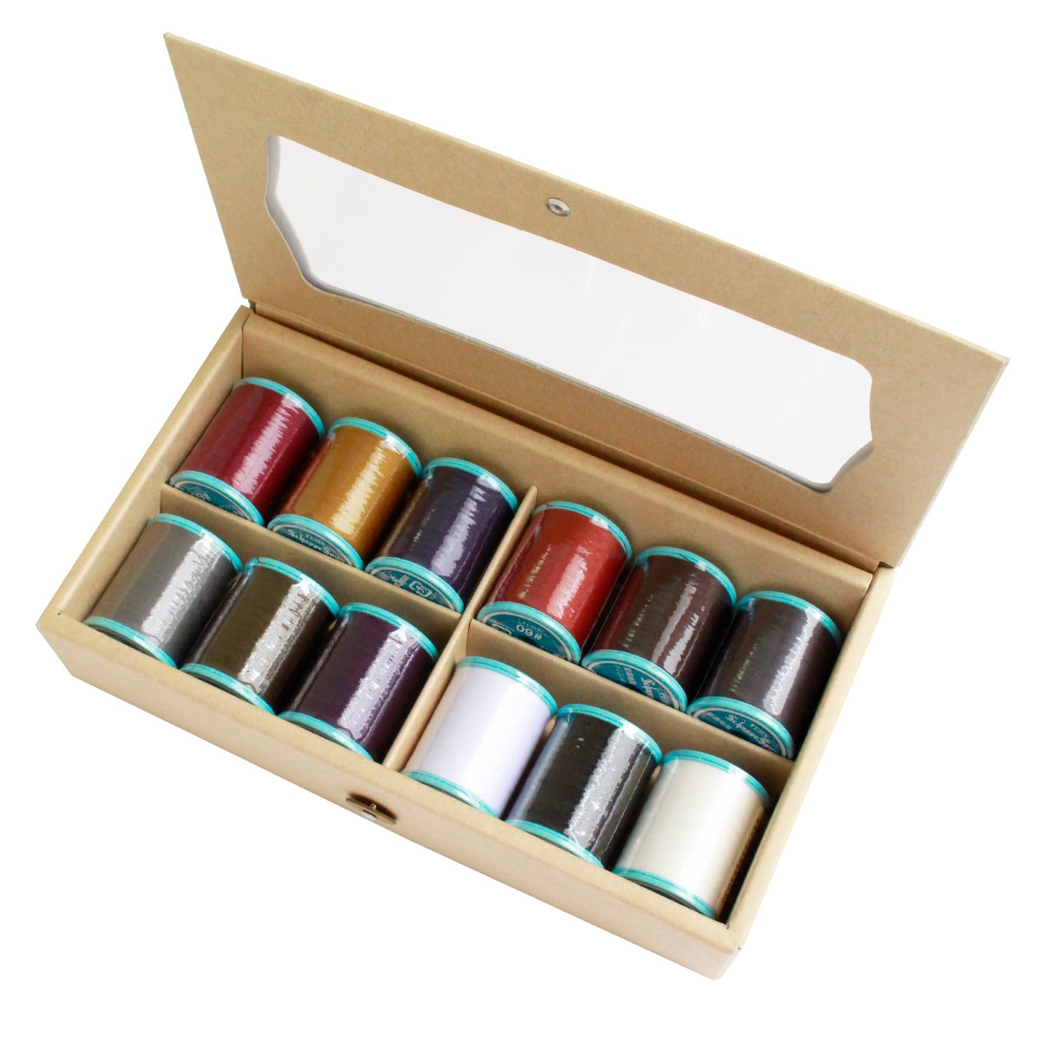 日本紐釦貿易 フジックス シャッペスパン普通地用ミシン糸 #60 200m 小箱12個入 シックセット FK56-BSET (ご注文単位1セット)【直送品】