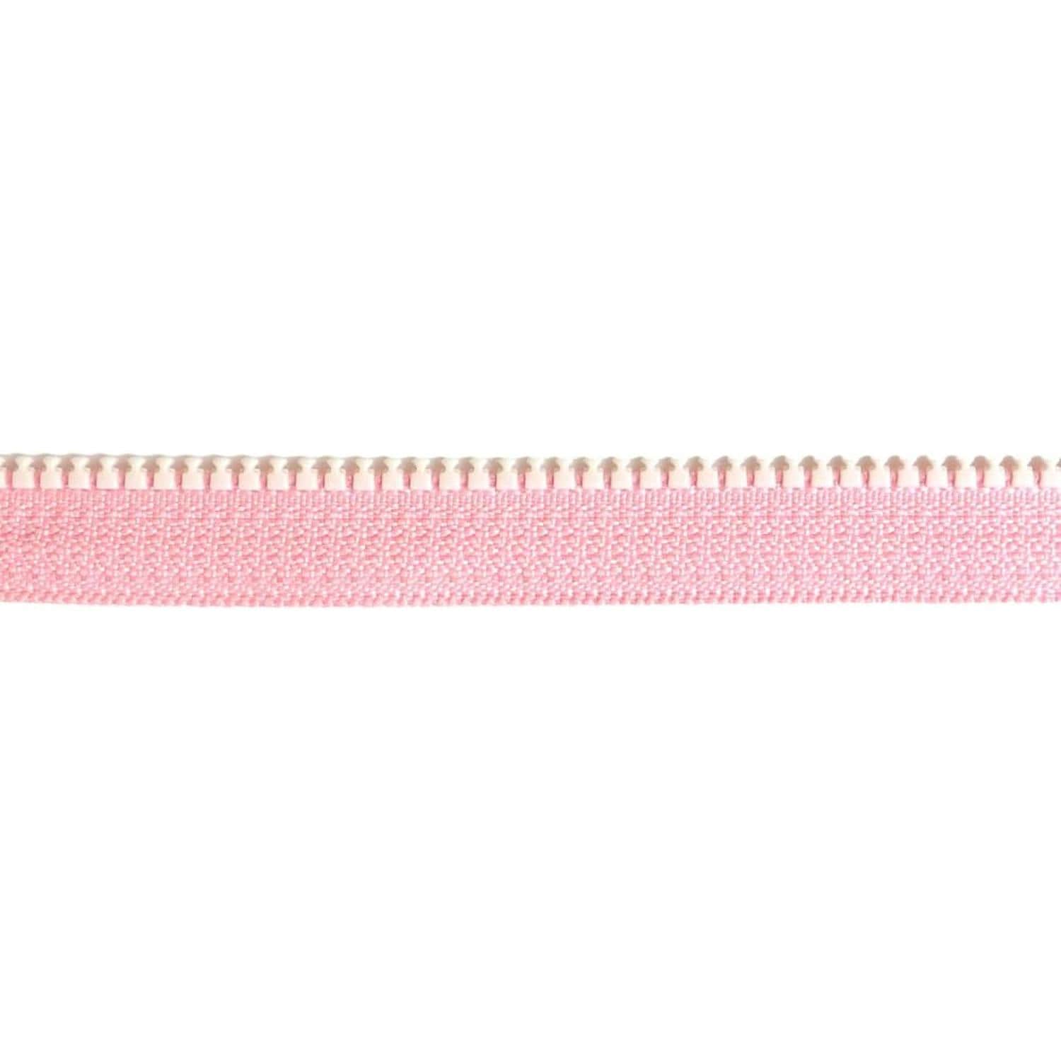 日本紐釦貿易 Y.K.K フリースタイルコンビファスナー 1.2m巻 ピンク×生成 FS3VS-XG24 (ご注文単位1束)【直送品】