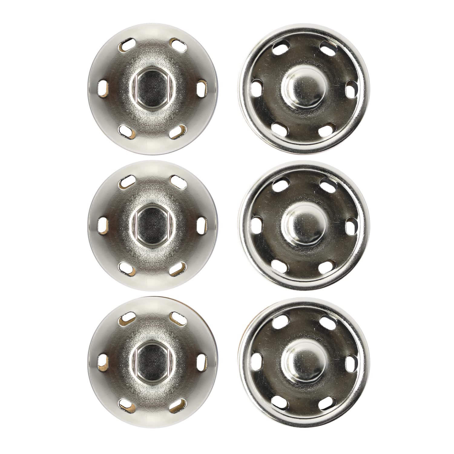 日本紐釦貿易 ビッグスナップ シルバー30mm 3組 ISZ-30-S （ご注文単位1束）【直送品】