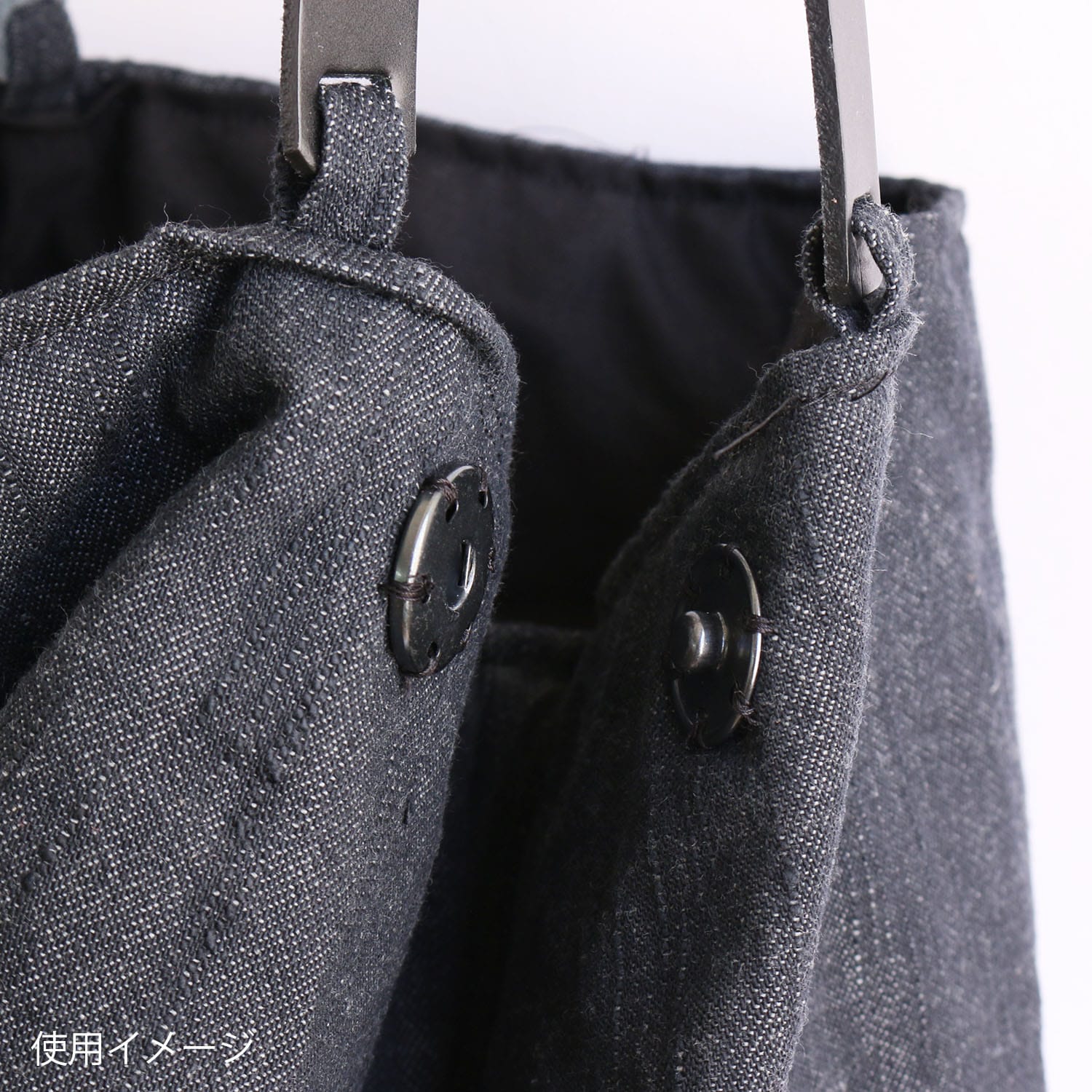 日本紐釦貿易 ビッグスナップ 黒ニッケル 35mm 3組 ISZ-35-BN (ご注文単位1束)【直送品】