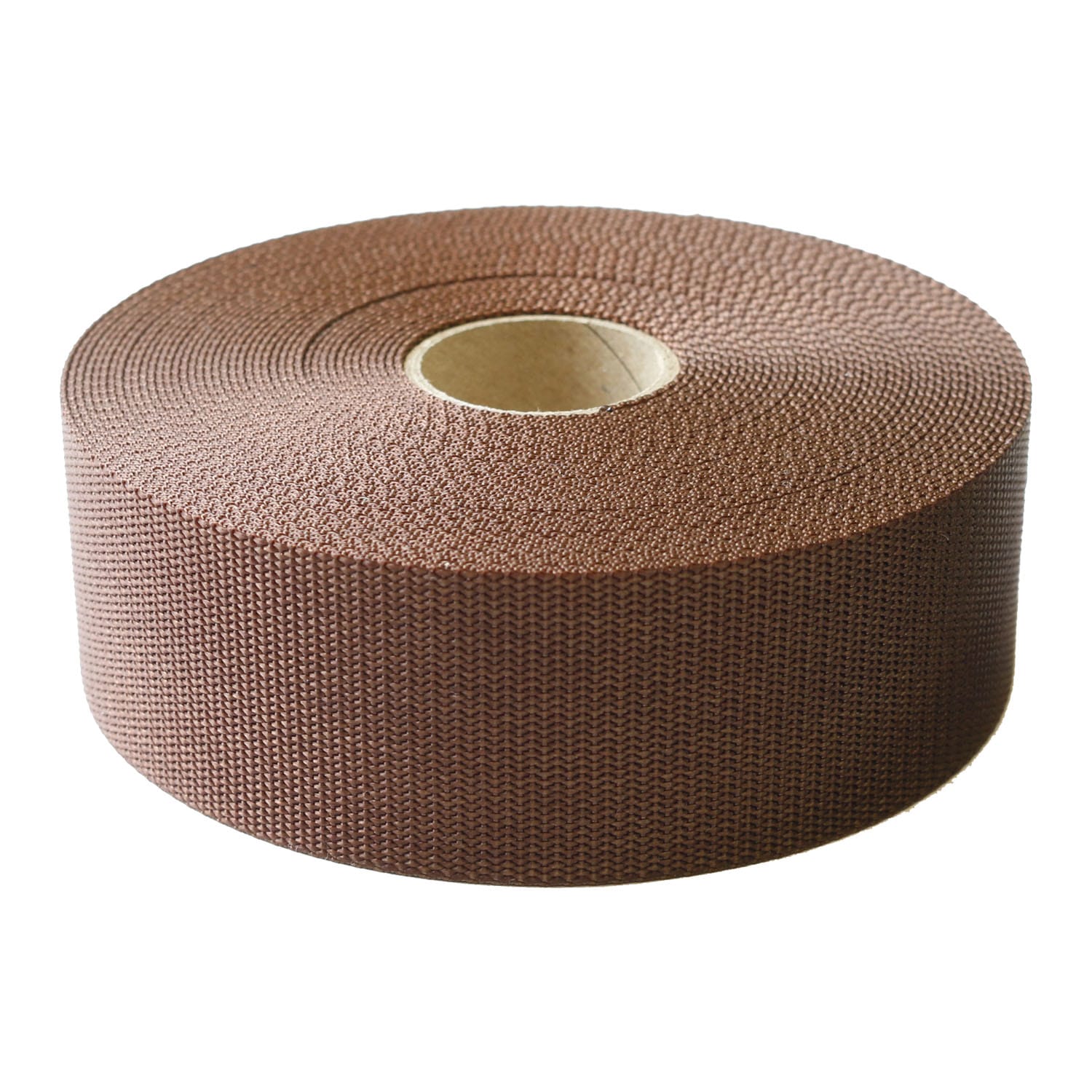 日本紐釦貿易 薄手アミーテープ 38mm巾×10m巻 厚み約1mm 茶 AMT30-9 (ご注文単位1巻)【直送品】