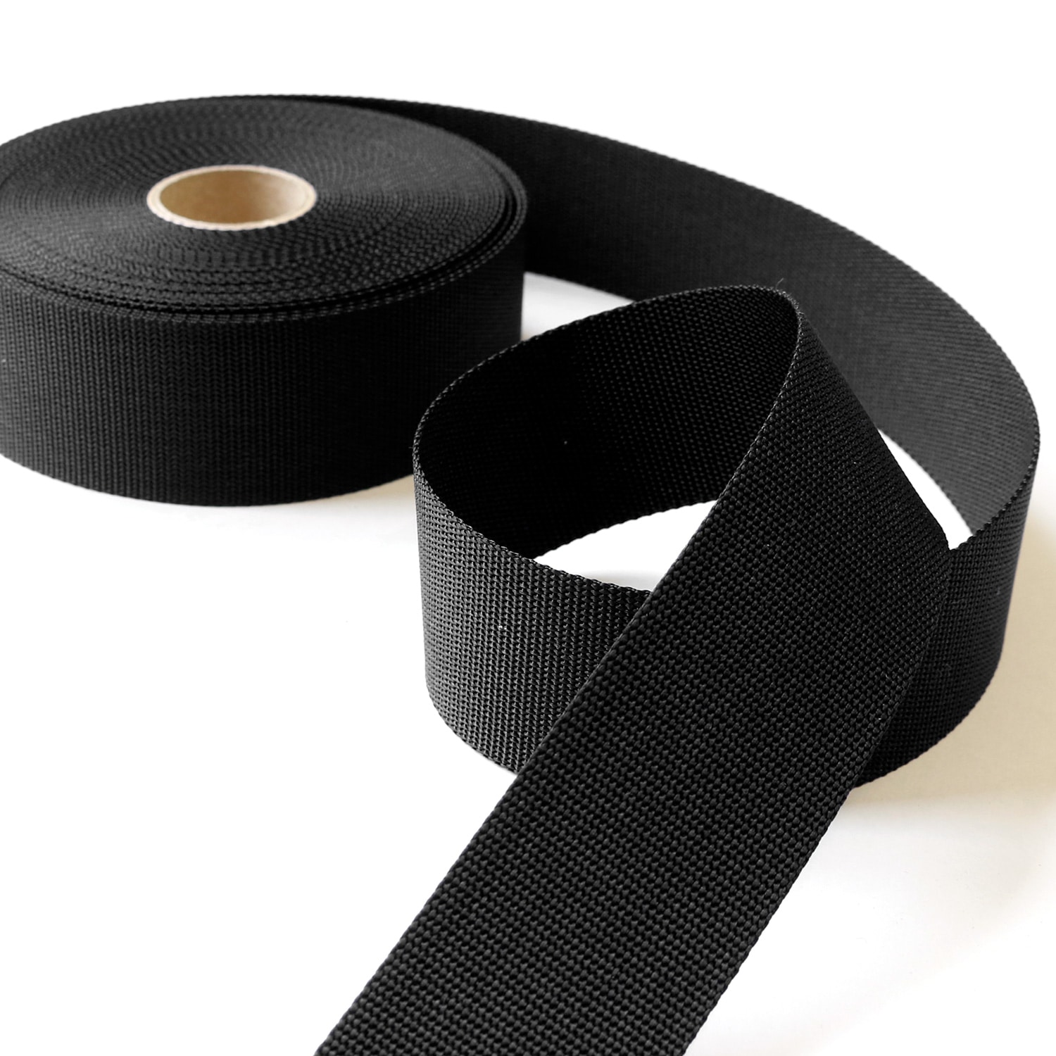 日本紐釦貿易 薄手アミーテープ 38mm巾×10m巻 厚み約1mm 紺 AMT30-22 （ご注文単位1巻）【直送品】