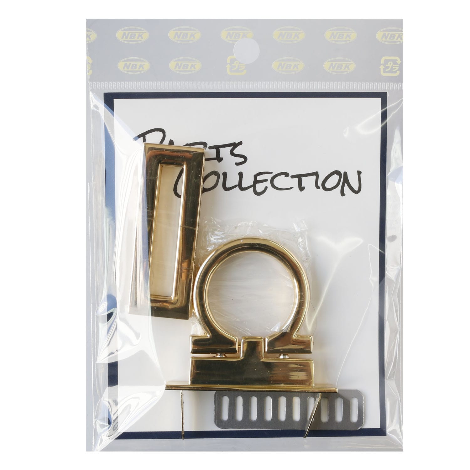 日本紐釦貿易 オコシ金具(リング型) 3個入 ゴールド (ご注文単位1束)【直送品】