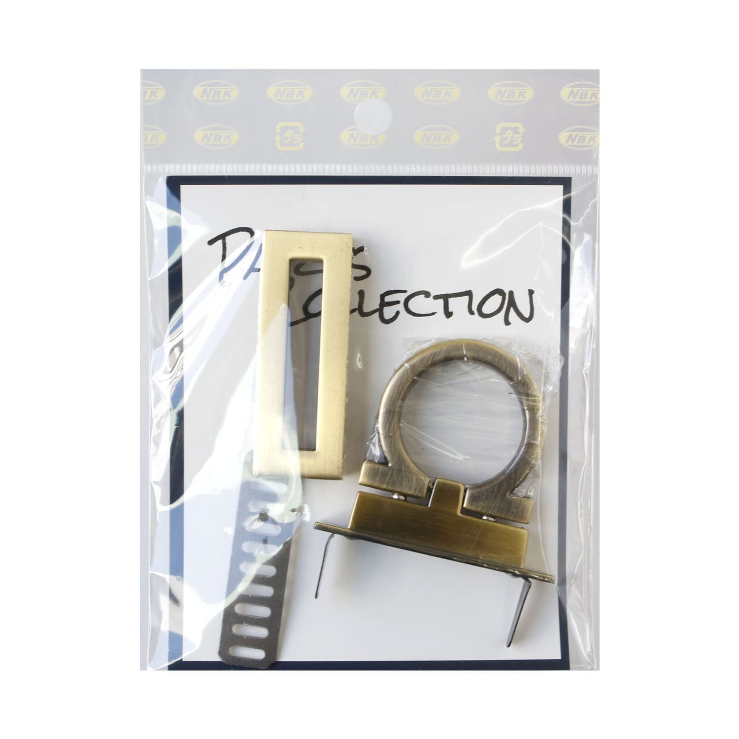 日本紐釦貿易 NBL120-3 オコシ金具 リング型 3個入アンティークゴールド (ご注文単位1束)【直送品】