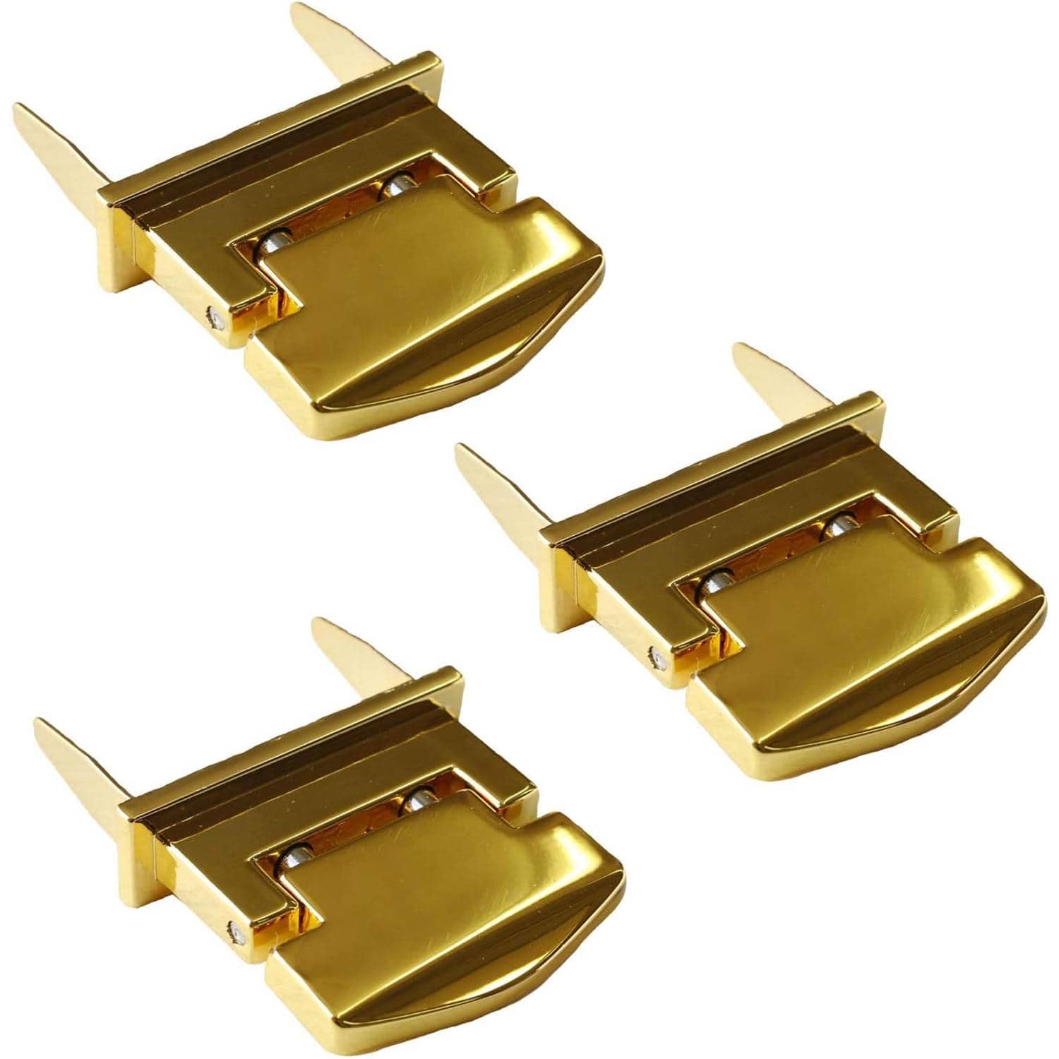 日本紐釦貿易 NBL212-3 オコシ金具 平型 3個入 ゴールド (ご注文単位1束)【直送品】