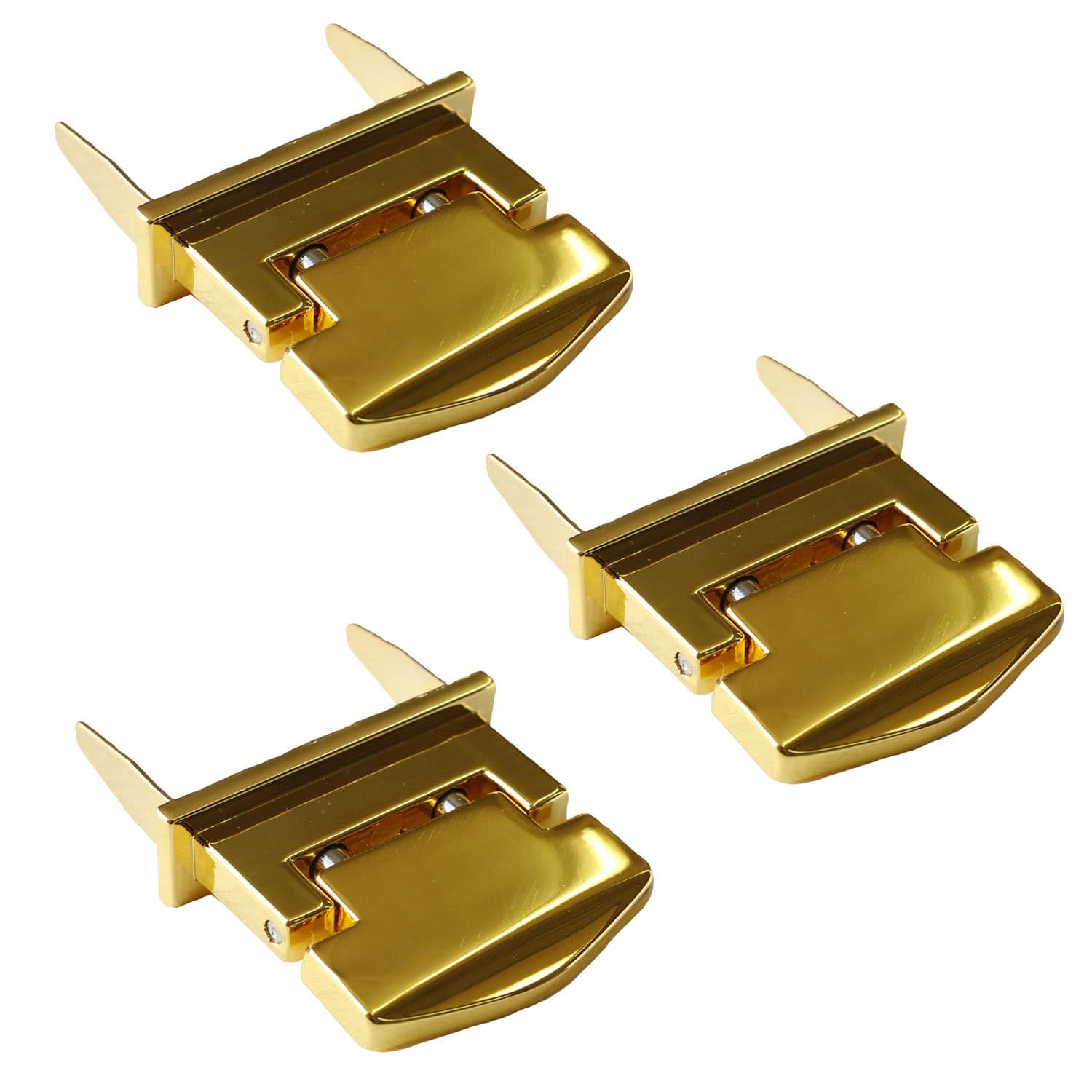 日本紐釦貿易 NBL212-3 オコシ金具 平型 3個入 ゴールド (ご注文単位1束)【直送品】