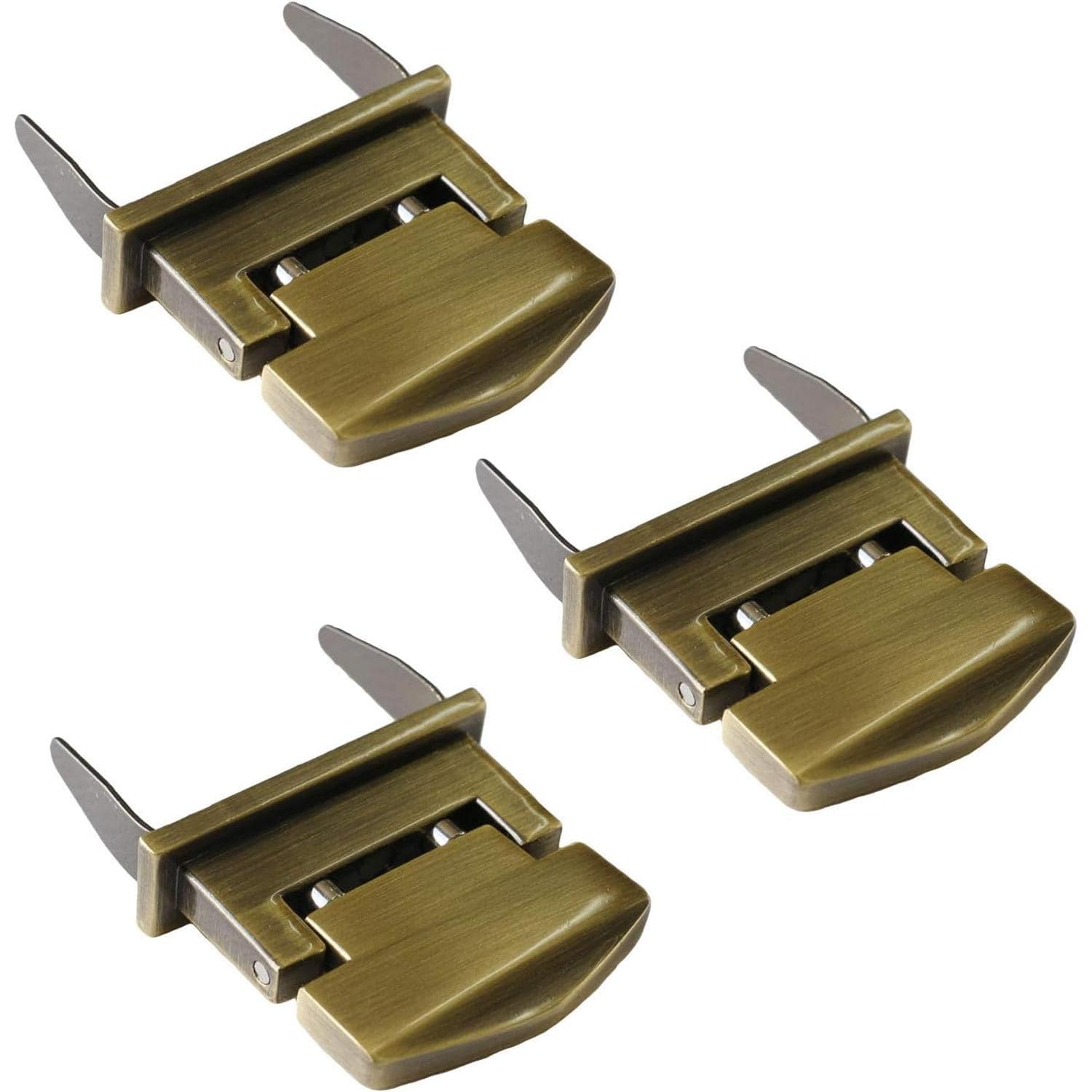 日本紐釦貿易 NBL212-3 オコシ金具 平型 3個入 アンティークゴールド (ご注文単位1束)【直送品】