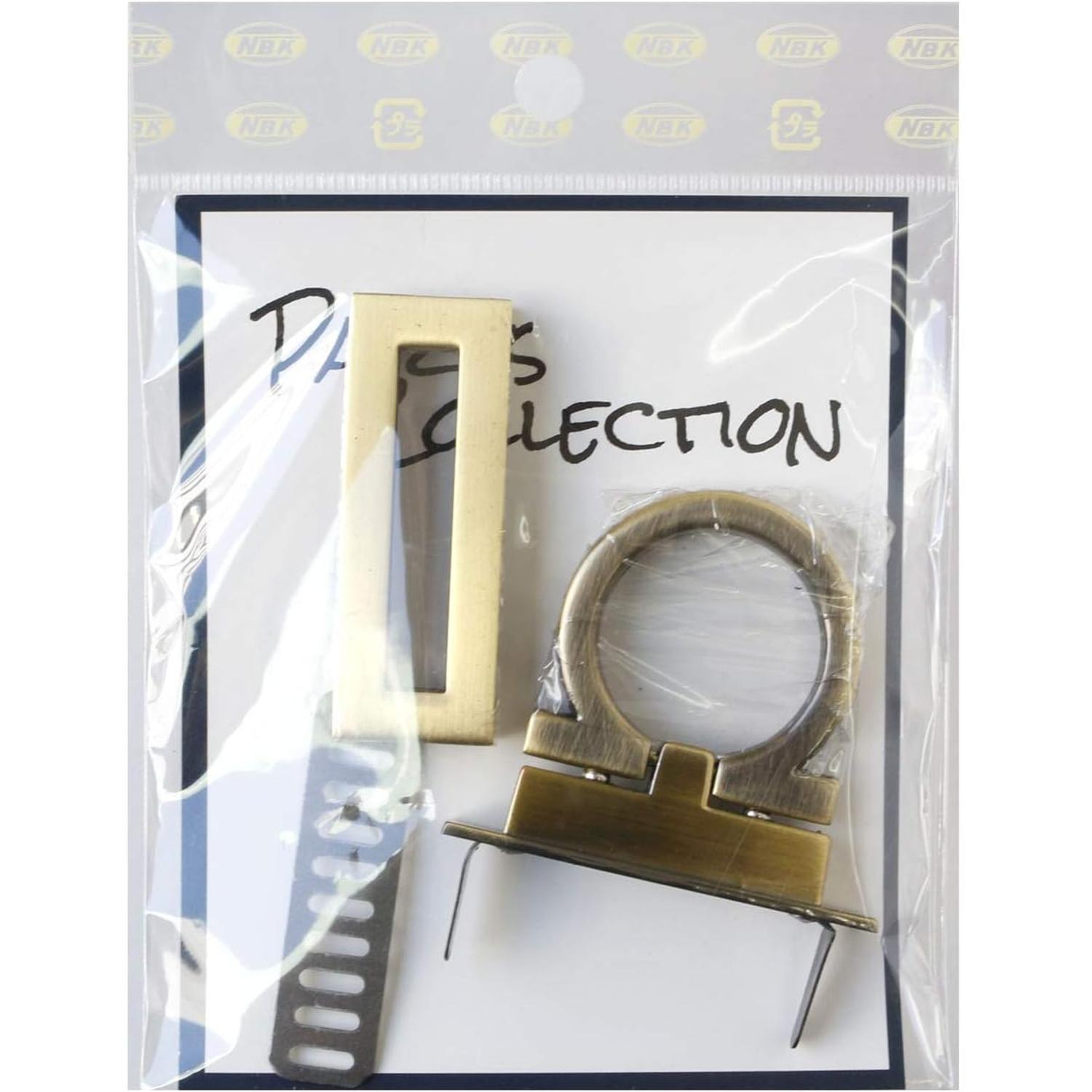 日本紐釦貿易 NBL120 オコシ金具 リング型 アンティークゴールド (ご注文単位1個)【直送品】