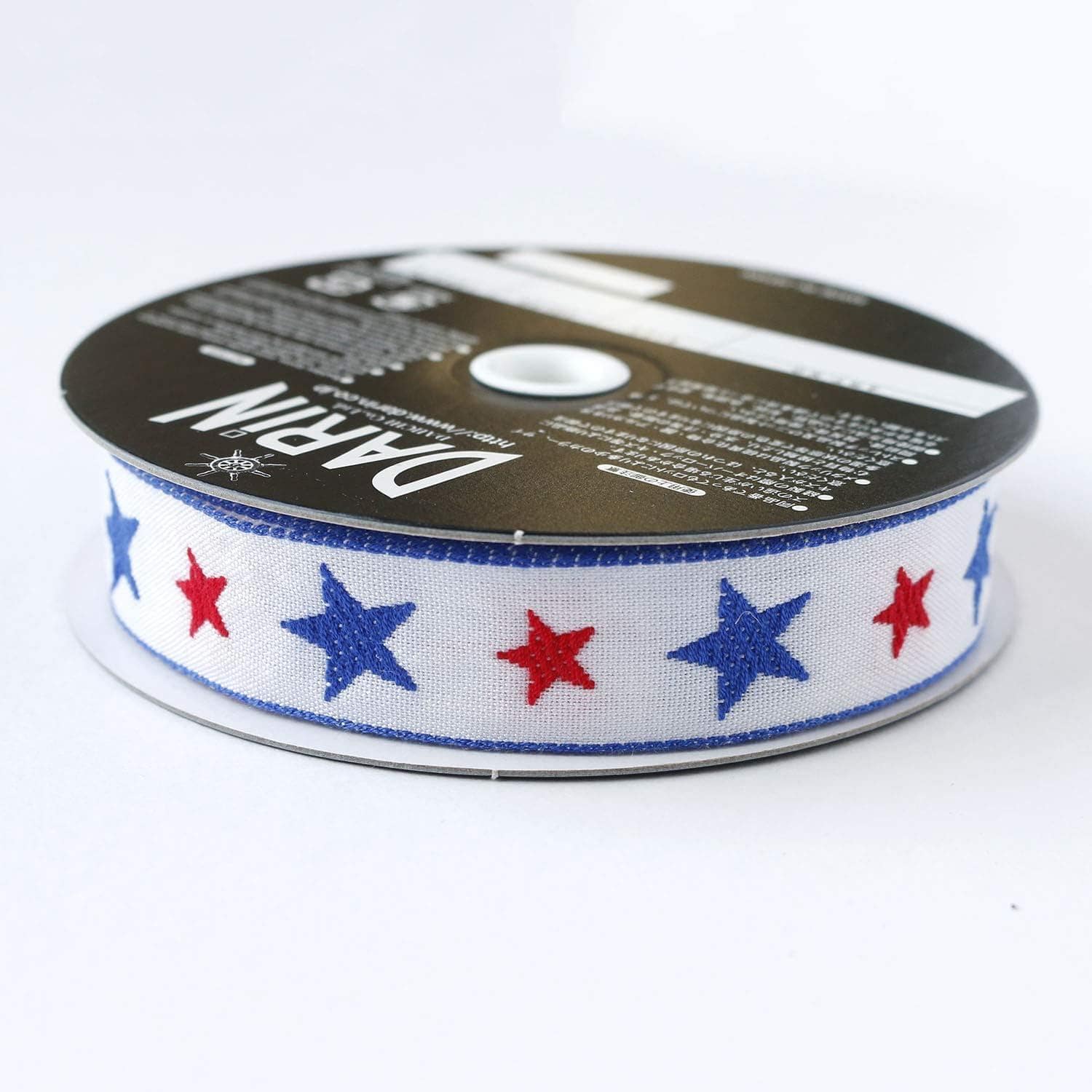 日本紐釦貿易 チロルテープ スター 5m巻 巾約19mm DAI144-19-153-5M (ご注文単位1巻)【直送品】