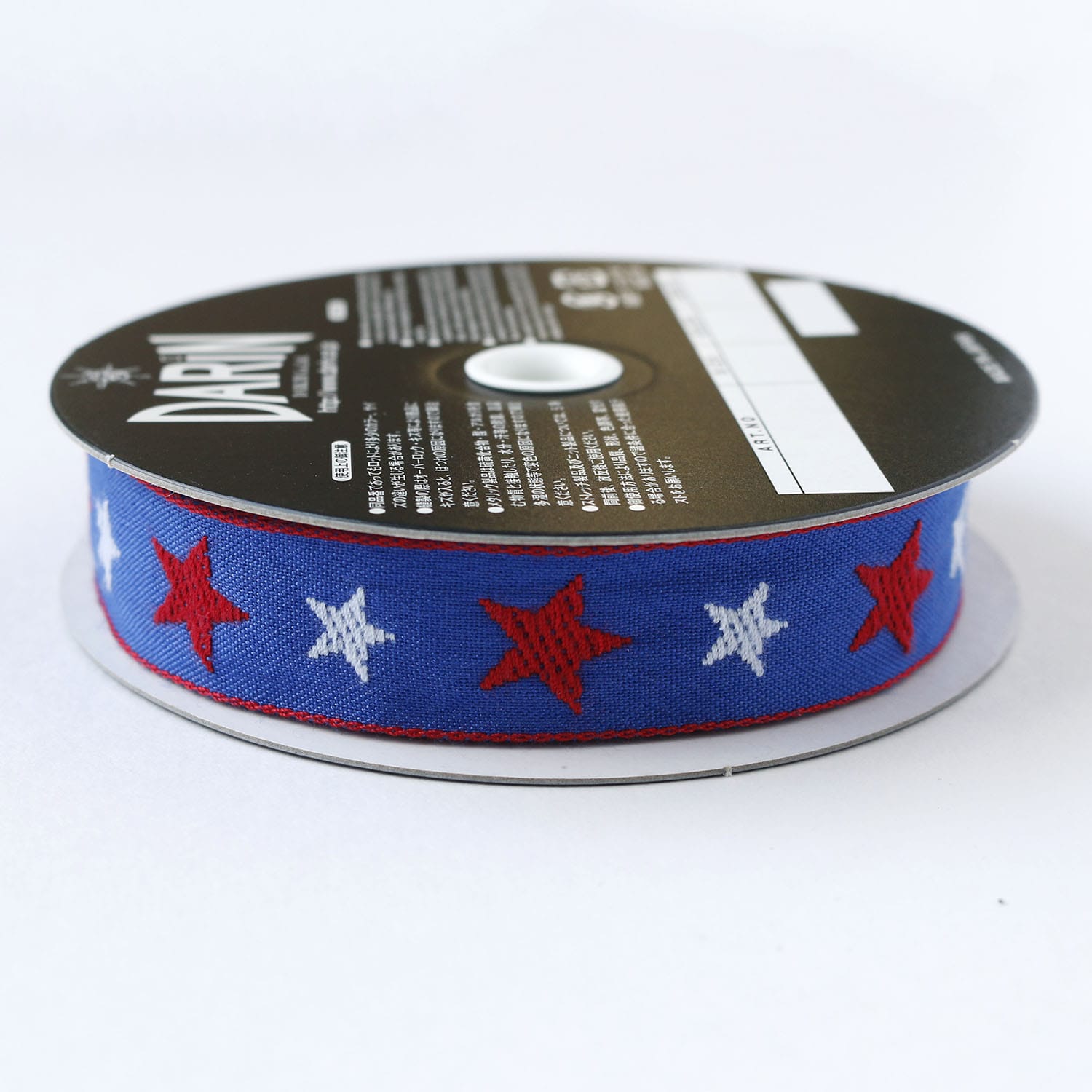 日本紐釦貿易 チロルテープ スター 5m巻 巾約19mm DAI144-19-53-5M (ご注文単位1巻)【直送品】