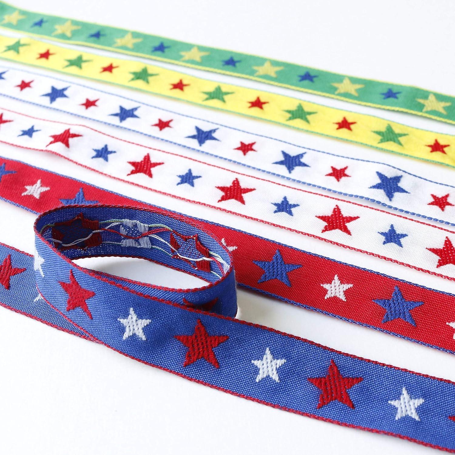 日本紐釦貿易 チロルテープ スター 5m巻 巾約19mm DAI144-19-35-5M (ご注文単位1巻)【直送品】