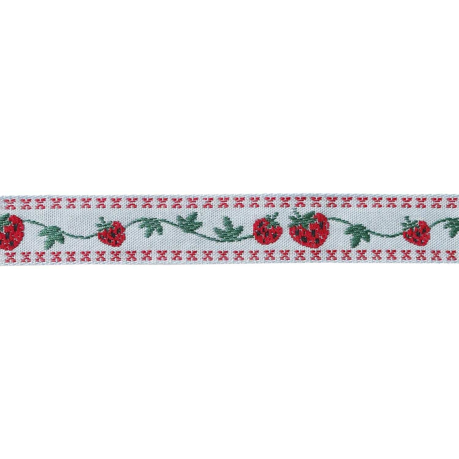 >日本紐釦貿易 チロルテープ ストロベリー 5m巻 巾約18mm DAI144-30-52-5M (ご注文単位1巻)【直送品】