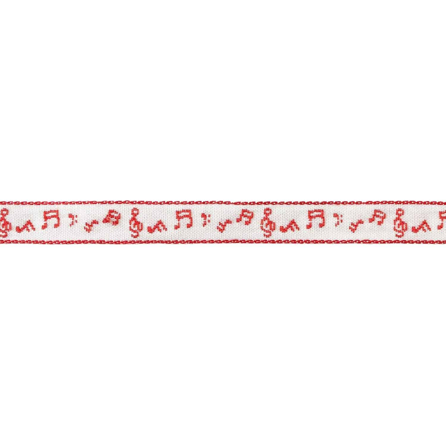 日本紐釦貿易 チロルテープ 音符 5m巻 巾約11mm DAI144-42-115-5M （ご注文単位1巻）【直送品】