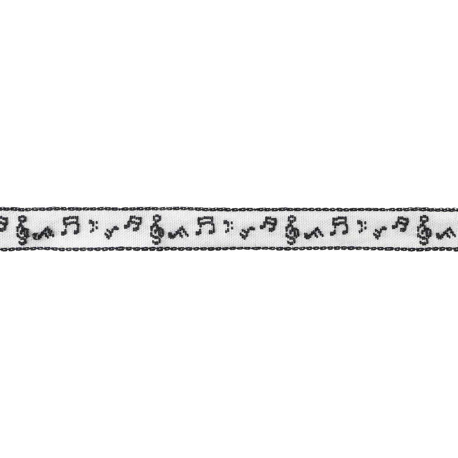 日本紐釦貿易 チロルテープ 音符 5m巻 巾約11mm DAI144-42-109-5M （ご注文単位1巻）【直送品】