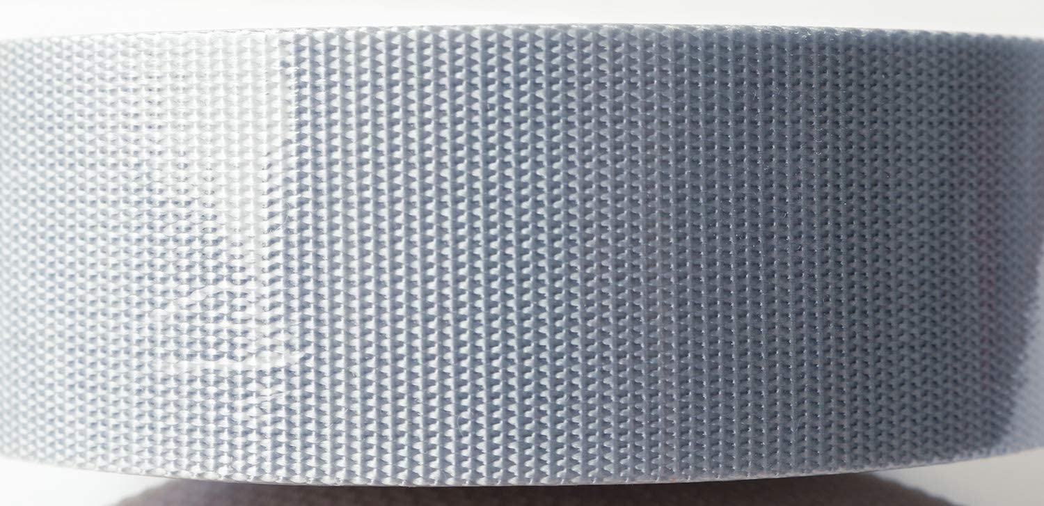 日本紐釦貿易 薄手アミーテープ 38mm巾×10m巻 厚み約1mm ライトグレー AMT30-15 （ご注文単位1巻）【直送品】