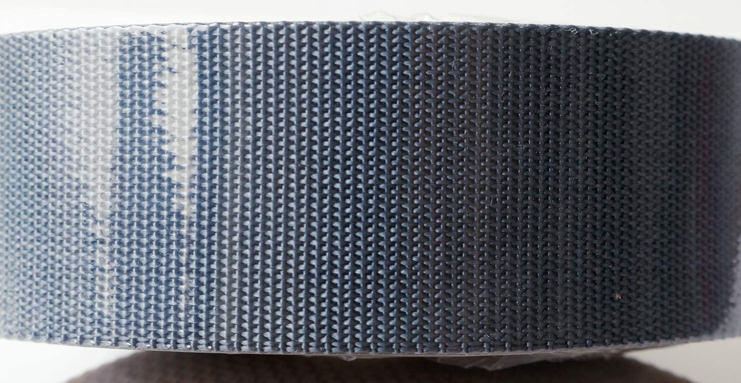 日本紐釦貿易 薄手アミーテープ 38mm巾×10m巻 厚み約1mm グレー AMT30-16 （ご注文単位1巻）【直送品】