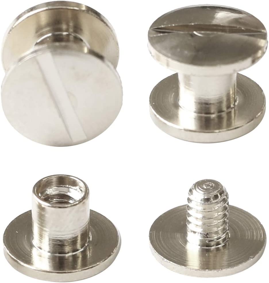 日本紐釦貿易 ネジ式カシメ φ8mm シルバー LGK3-S (ご注文単位1束)【直送品】