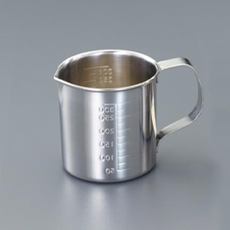 エスコ EA991KS-0.4 300ml計量カップ(ステンレス製) 1個(ご注文単位1個)【直送品】