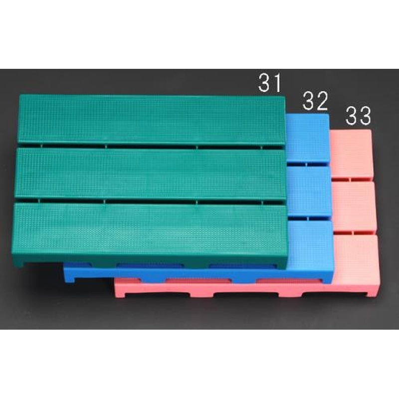 エスコ EA997RJ-33 297x444mmすのこ(プラスチック製/ピンク) 1個（ご注文単位1個）【直送品】