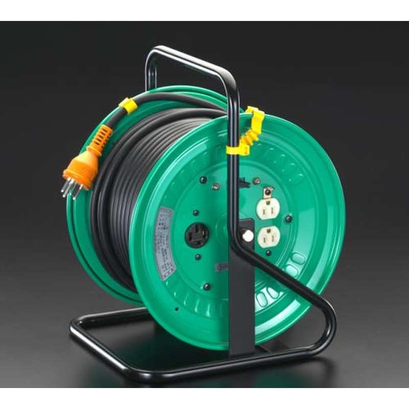 エスコ EA815DW-16 AC200V→AC115V/10A/30mコードリール(降圧トランス) 1個（ご注文単位1個）【直送品】