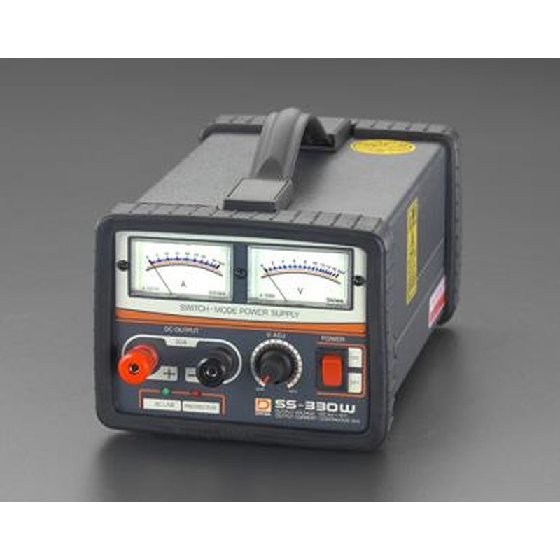 エスコ EA812-23 AC95-123V→DC5-15V/30A直流安定化電源 1個（ご注文単位1個）【直送品】