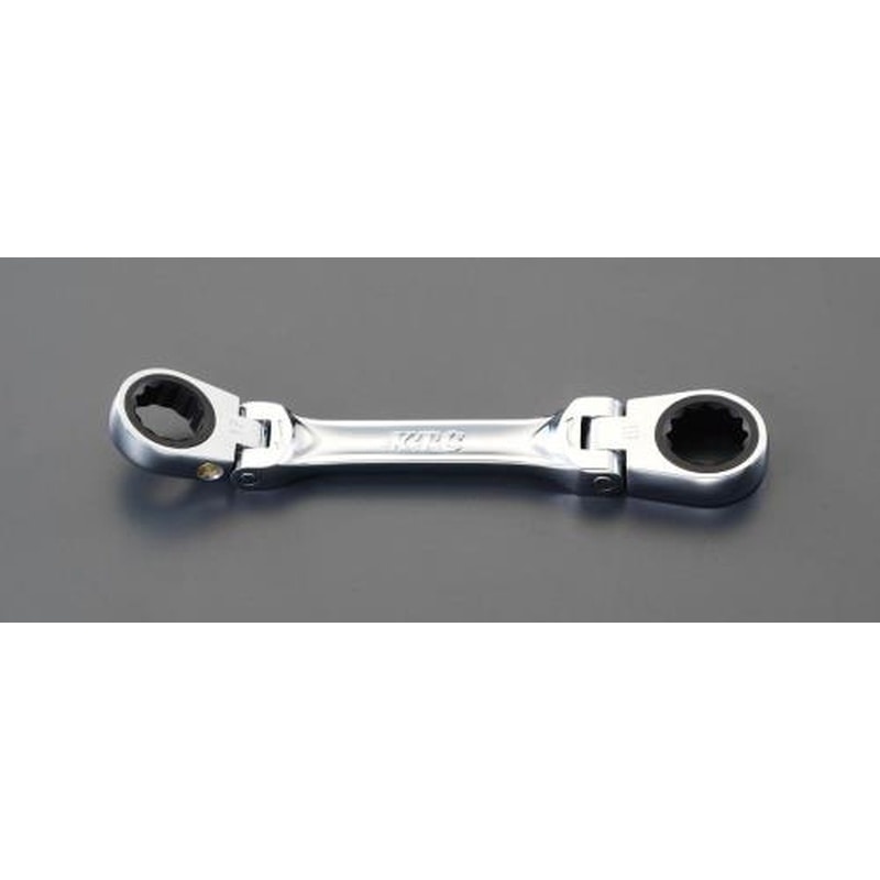 エスコ EA602CF-6 14x17mm/165mmラチェットめがね(首振り型) 1個（ご注文単位1個）【直送品】