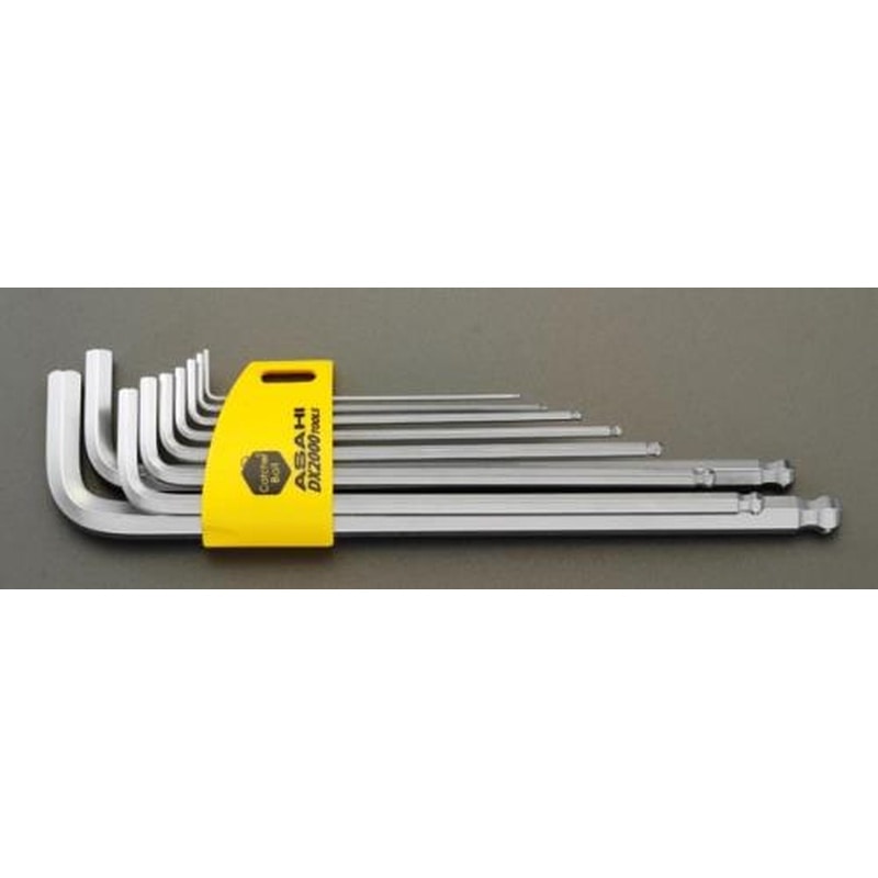 エスコ EA573AN 9本組［BallHex｝キーレンチ(ホールド機能付) 1個（ご注文単位1個）【直送品】