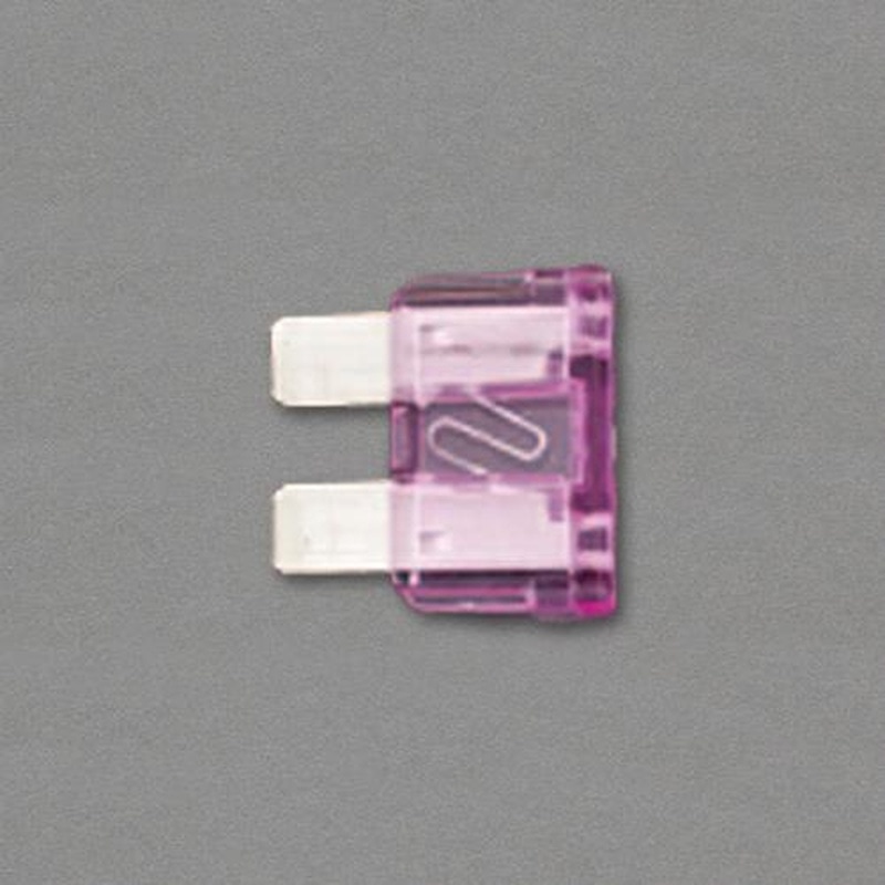 エスコ EA758ZS-11 12・24V用3A自動車用平型ヒューズ(10個) 1個(ご注文単位1個)【直送品】