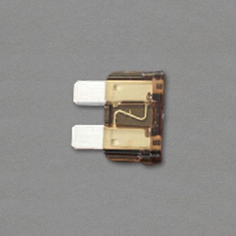 エスコ EA758ZS-12 12・24V用5A自動車用平型ヒューズ(10個) 1個(ご注文単位1個)【直送品】