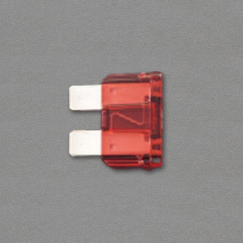 エスコ EA758ZS-14 12・24V用10A自動車用平型ヒューズ(10個) 1個(ご注文単位1個)【直送品】