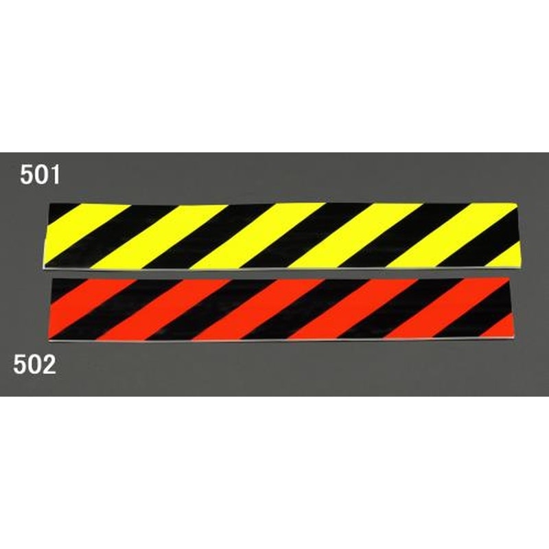 エスコ EA983FJ-501 170x900mm蛍光トラクッション(V溝付・黒/黄) 1個（ご注文単位1個）【直送品】