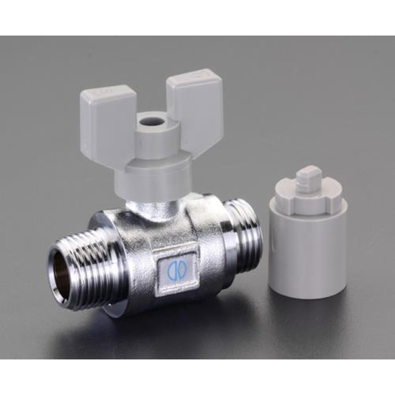 エスコ EA425AB-1 R1/2”xG1/2”ボールバルブ(フルボア) 1個（ご注文単位1個）【直送品】