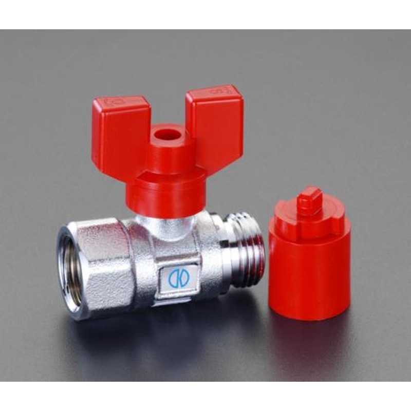 エスコ EA425AC-2 Rc1/2”xG1/2”ボールバルブ(耐熱) 1個（ご注文単位1個）【直送品】