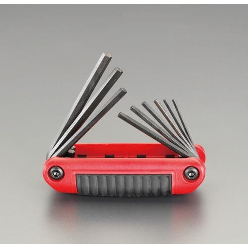 エスコ EA573BH-12 5/64”-1/4”［Hexagon]キーレンチ(折込式) 1個（ご注文単位1個）【直送品】