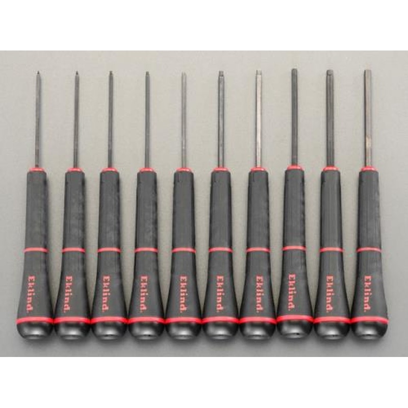 エスコ EA552EA-30 10本組［Hexagon]ドライバー(精密用) 1個（ご注文単位1個）【直送品】