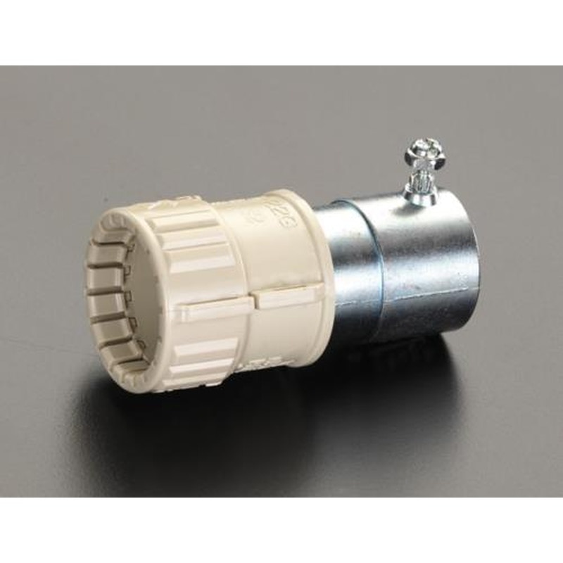 エスコ EA947HN-23G φ28mmフレキ管薄鋼用アダプター 1個（ご注文単位1個）【直送品】