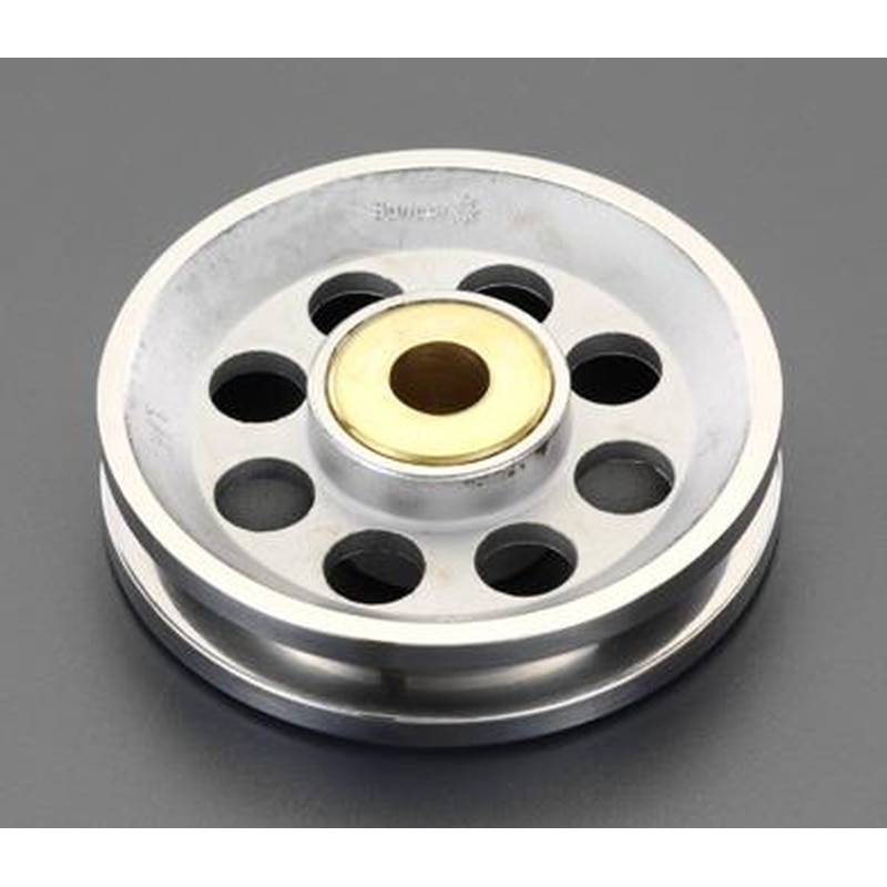 エスコ EA987SL-4 44x7.9x9.5mmロープシーブ(ステンレス製) 1個(ご注文単位1個)【直送品】