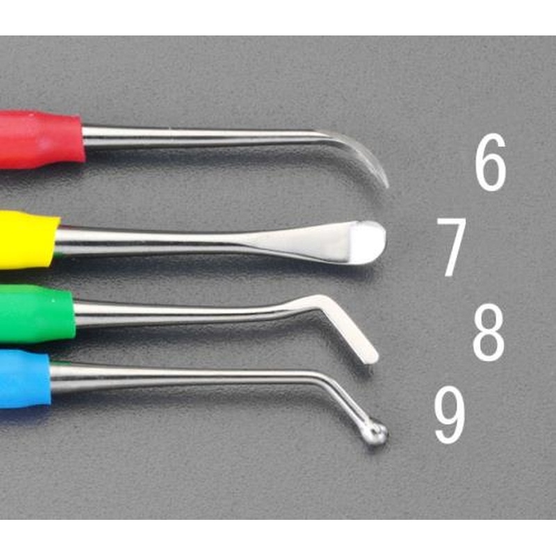 エスコ EA566AB-9 175mmスクレーパー(精密用) 1個(ご注文単位1個)【直送品】