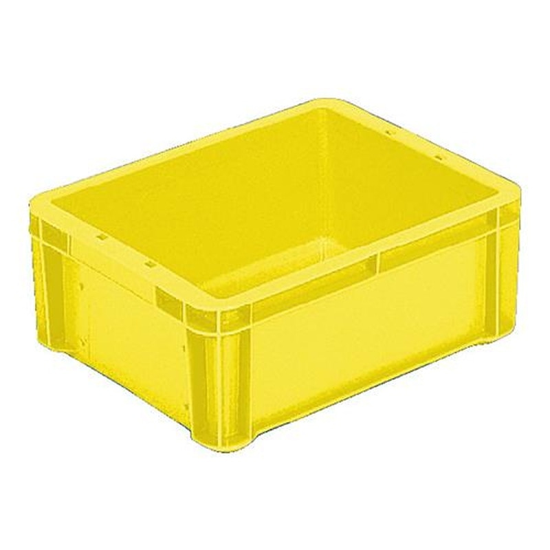 エスコ EA506AF-14 361x272x126mm/8.8Lコンテナ(イエロー) 1個(ご注文単位1個)【直送品】