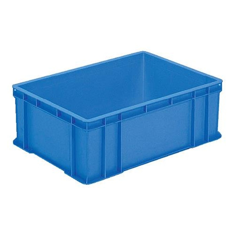 エスコ EA506AF-30 658x448x225mm/53.9Lコンテナ(ブルー) 1個(ご注文単位1個)【直送品】