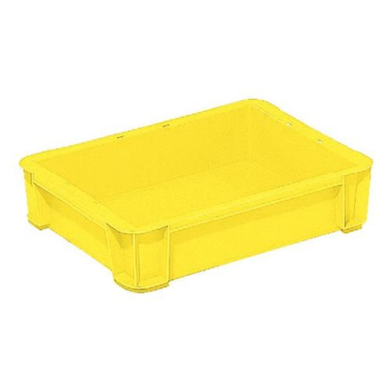 エスコ EA506AF-4 361x272x81mm/5.5Lコンテナ(イエロー) 1個(ご注文単位1個)【直送品】