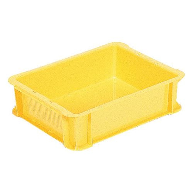 エスコ EA506AF-5 361x272x95mm/6.8Lコンテナ(イエロー) 1個(ご注文単位1個)【直送品】