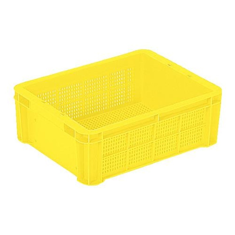 エスコ EA506AF-8 361x272x126mm/8.7Lコンテナ(イエロー) 1個(ご注文単位1個)【直送品】