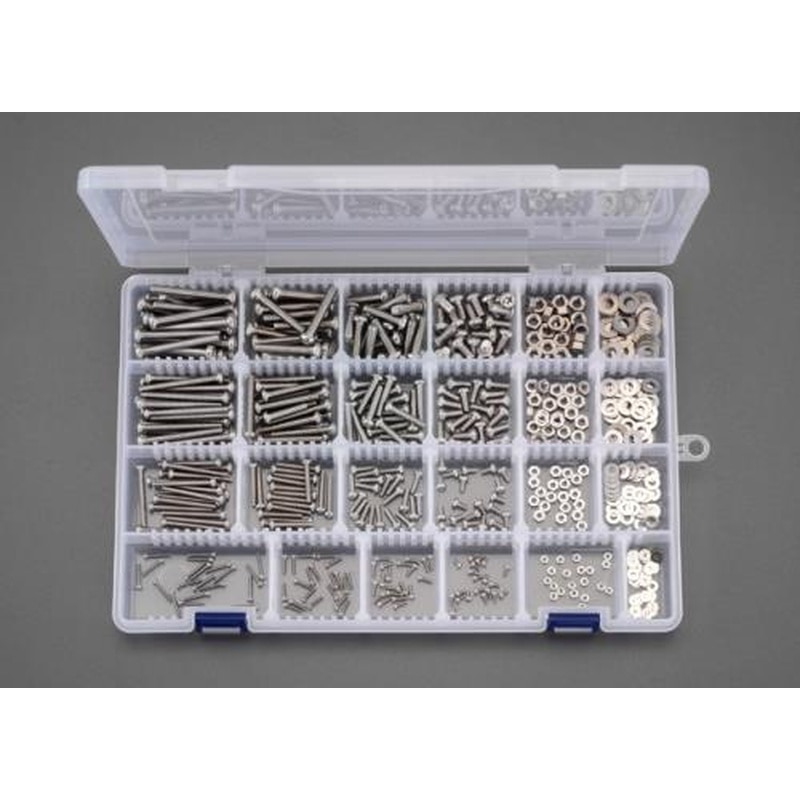 エスコ EA949AD-15 M2-M5鍋頭小ねじセット(ステンレス製) 1個（ご注文単位1個）【直送品】